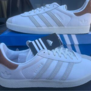 Adidas Gazelle Mens Sportswear Shoes White IF4600 NEW Size 13